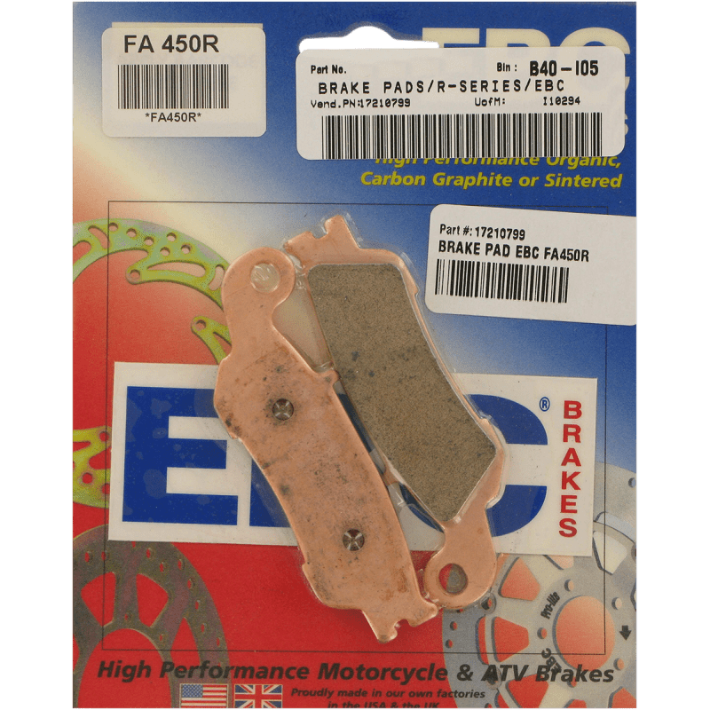 EBC BRAKE PADS R SERIES FA450R - DRIVEN Canada's Powersports 010450RFA450R