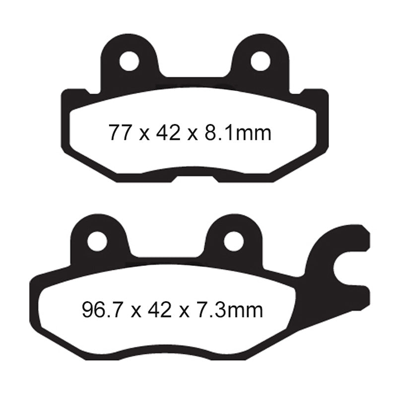 EBC BRAKE PADS R SERIES FA674R - DRIVEN Canada's Powersports 010674RFA674R