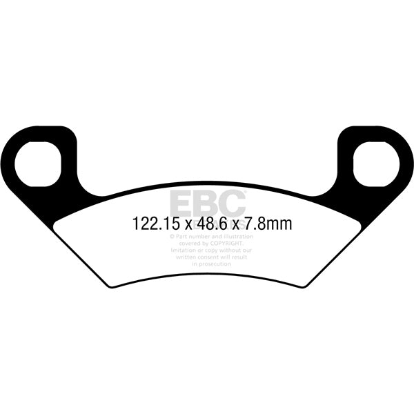 EBC BRAKE PADS R SERIES FA742R - DRIVEN Canada's Powersports 889668235210FA742R