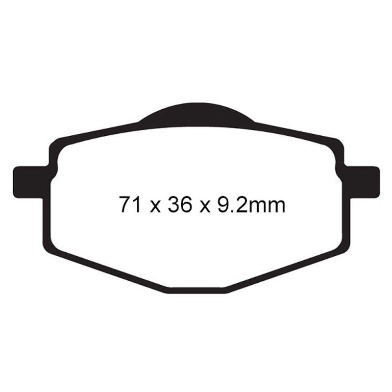 EBC BRAKE PADS SFA SERIES SFA101 - DRIVEN Canada's Powersports 010101SFASFA101