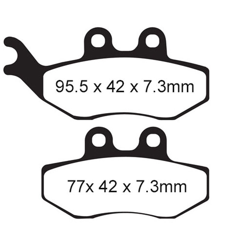 EBC BRAKE PADS SFA SERIES SFA194 - DRIVEN Canada's Powersports 847943013724SFA194