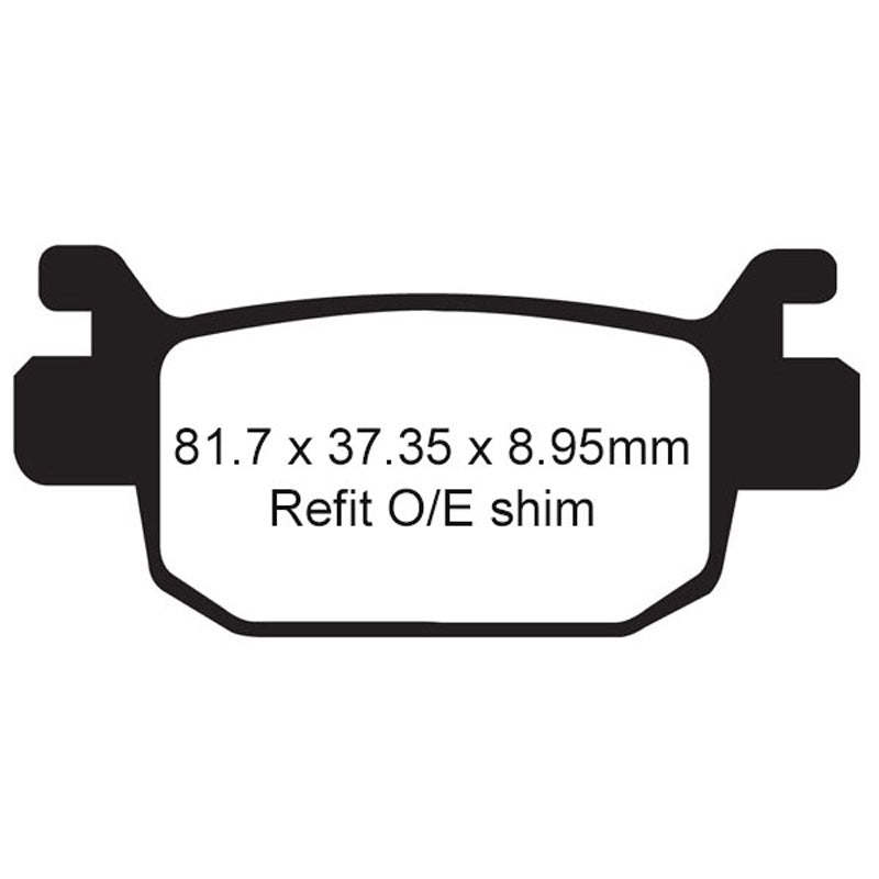 EBC BRAKE PADS SFA SERIES SFA415 - DRIVEN Canada's Powersports 840655057185SFA415