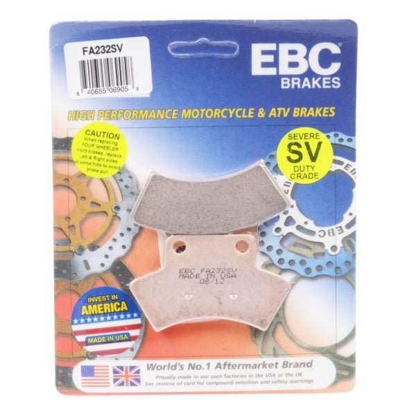 EBC BRAKE PADS SV SERIES FA232SV - DRIVEN Canada's Powersports 840655069058FA232SV