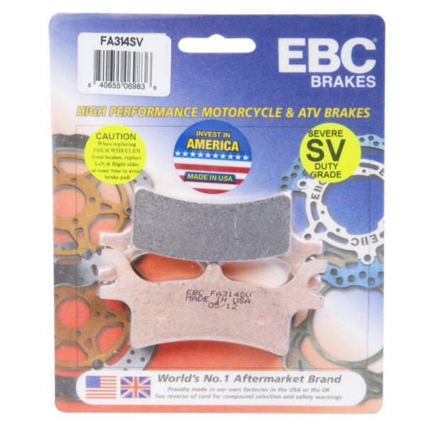 EBC BRAKE PADS SV SERIES FA314SV - DRIVEN Canada's Powersports 010314SVFA314SV