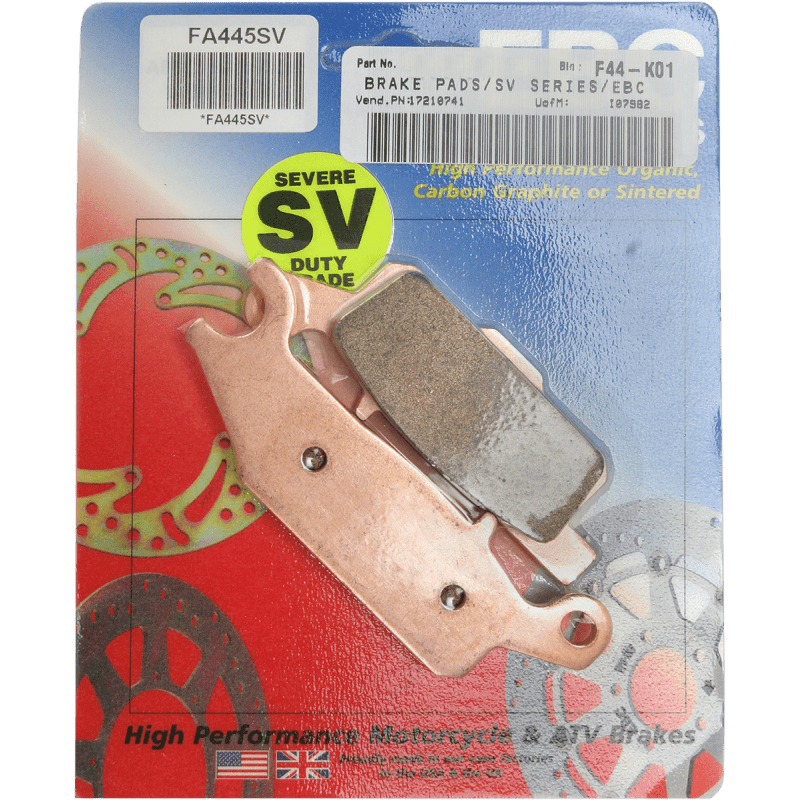 EBC BRAKE PADS SV SERIES FA445SV - DRIVEN Canada's Powersports 010445SVFA445SV
