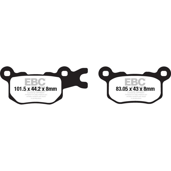 EBC BRAKE PADS SXR SERIES SXR684HH - DRIVEN Canada's Powersports 889668182668SXR684HH