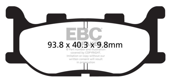 EBC BRAKE PADS V SERIES FA199V - DRIVEN Canada's Powersports 010199VFA199V