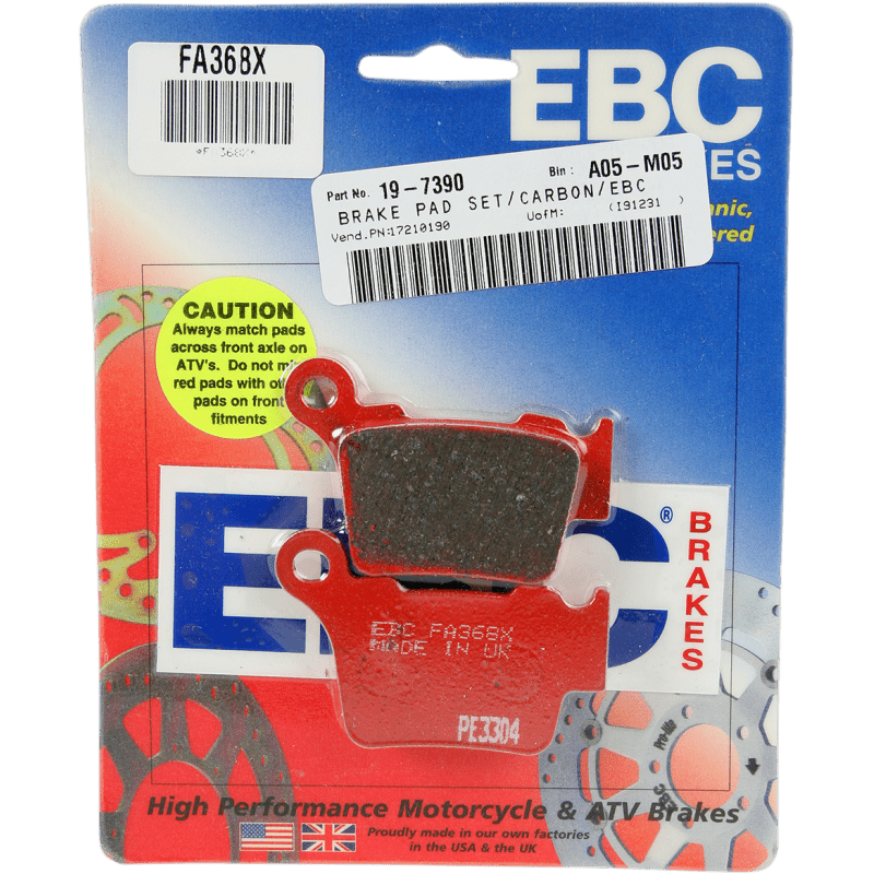 EBC BRAKE PADS X SERIES FA368X - DRIVEN Canada's Powersports 010368XFA368X