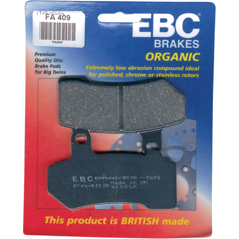 EBC ORGANIC BRAKE PAD (FA409) - DRIVEN Canada's Powersports 847943014820FA409