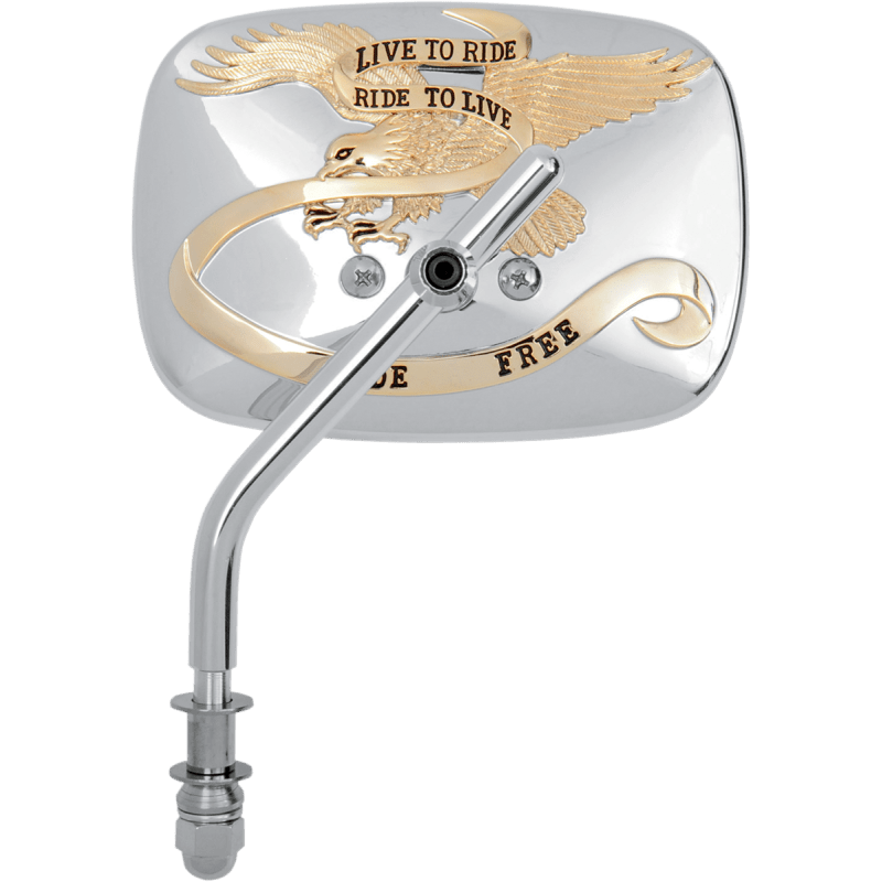EMGO LIVE TO RIDE MIRROR RF L C/G HAR (CHROME/GOLD) (20 - 31707A) - DRIVEN Canada's Powersports 20 - 31707A20 - 31707A
