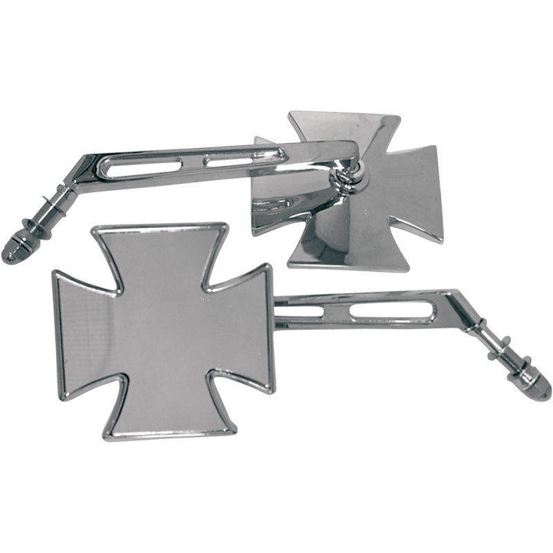 EMGO SPLIT STEM MALTESE CROSS MIRROR - DRIVEN Canada's Powersports 20 - 34861A20 - 34861A