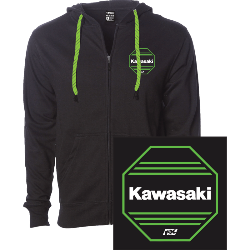 FACTORY EFFEX HOODIE ZIP KAWASAKI OCTAGON - DRIVEN Canada's Powersports 28 - 88152