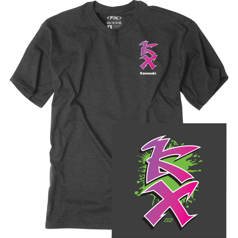 FACTORY EFFEX TEE KAWASAKI RETRO KX HTHR - DRIVEN Canada's Powersports 28 - 87112