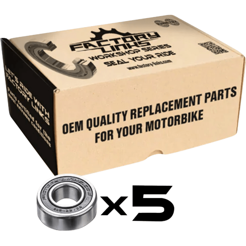 FACTORY LINKS BEARING PACK OF 5 6200 2RS (WBE - E - 039) - DRIVEN Canada's Powersports 3000000017357WBE - E - 039