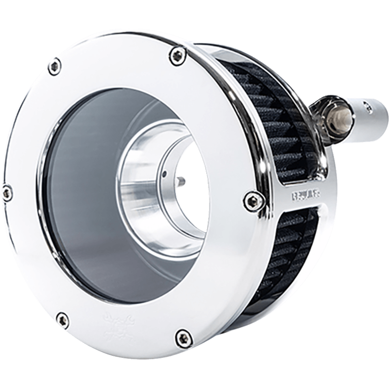 FEULING OIL PUMP CORP. AIR CLEANER BA COVER CHROME/BLACK 93 - 99 EVO BT - DRIVEN Canada's Powersports 5568