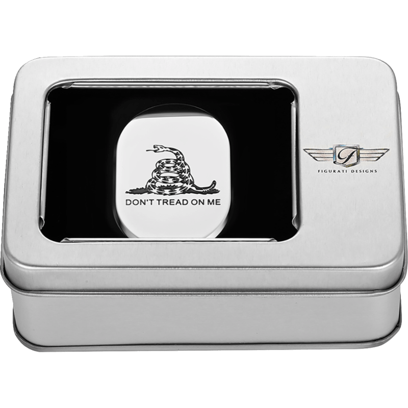FIGURATI DESIGNS BACK FENDER COVER WITH DON'T TREAD ON ME - LEFT - DRIVEN Canada's Powersports FD40 - AC - SS - LT