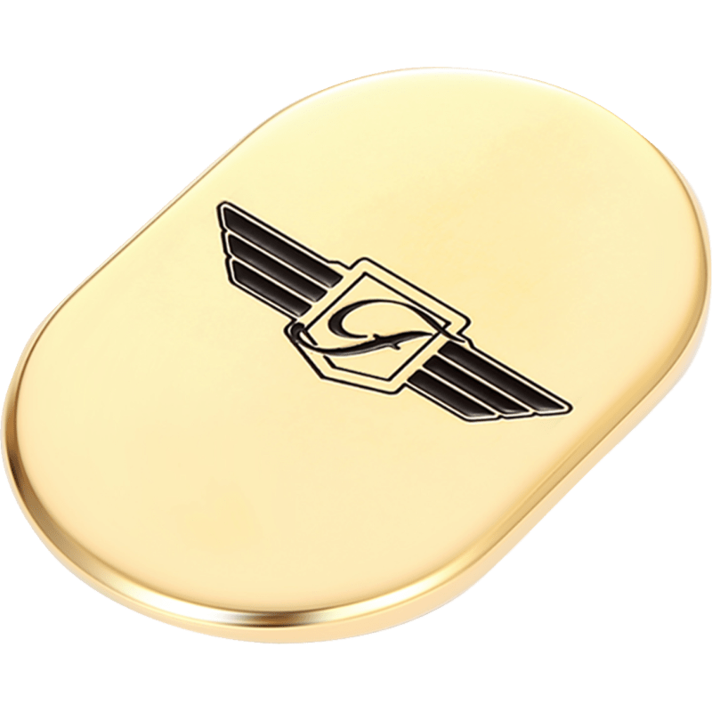 FIGURATI DESIGNS BACK FENDER COVER WITH LOGO - LEFT - DRIVEN Canada's Powersports FD01 - AC - GLD - LT