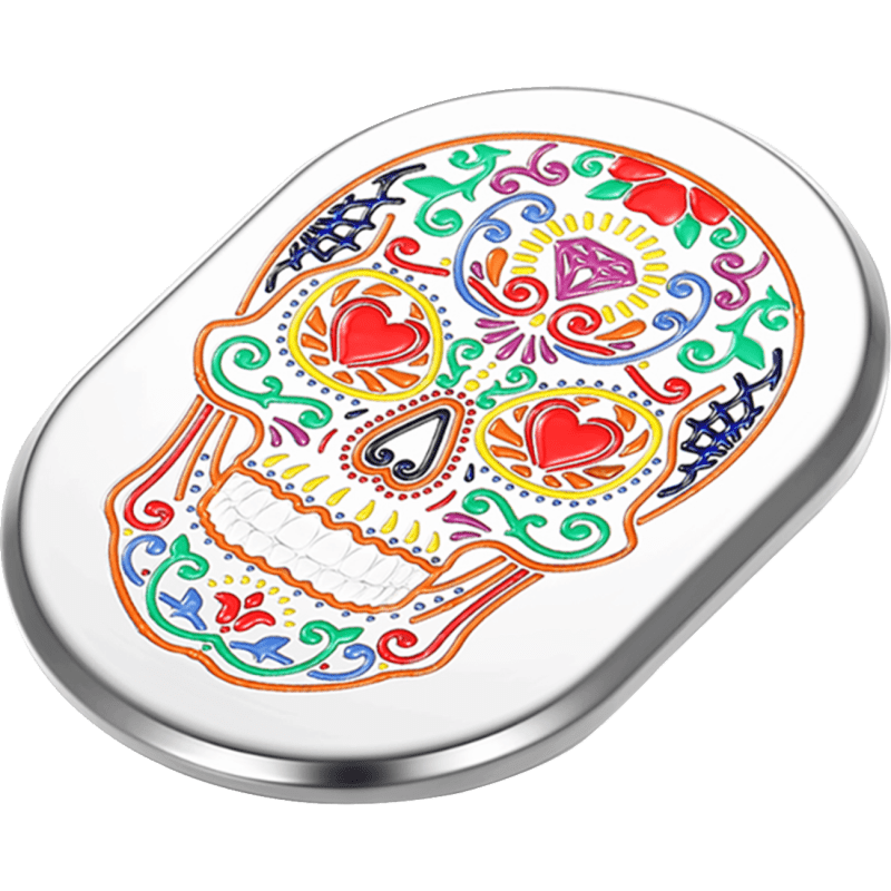 FIGURATI DESIGNS BACK FENDER COVER WITH SUGAR SKULL - LEFT - DRIVEN Canada's Powersports FD30 - AC - SS - LT