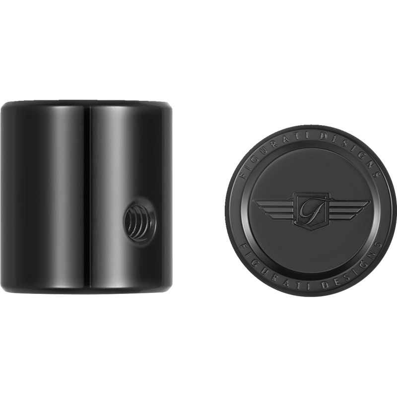FIGURATI DESIGNS HEEL - TOE SHIFTER COVER WITH LOGO - DRIVEN Canada's Powersports FD01 - HTSC - BLK