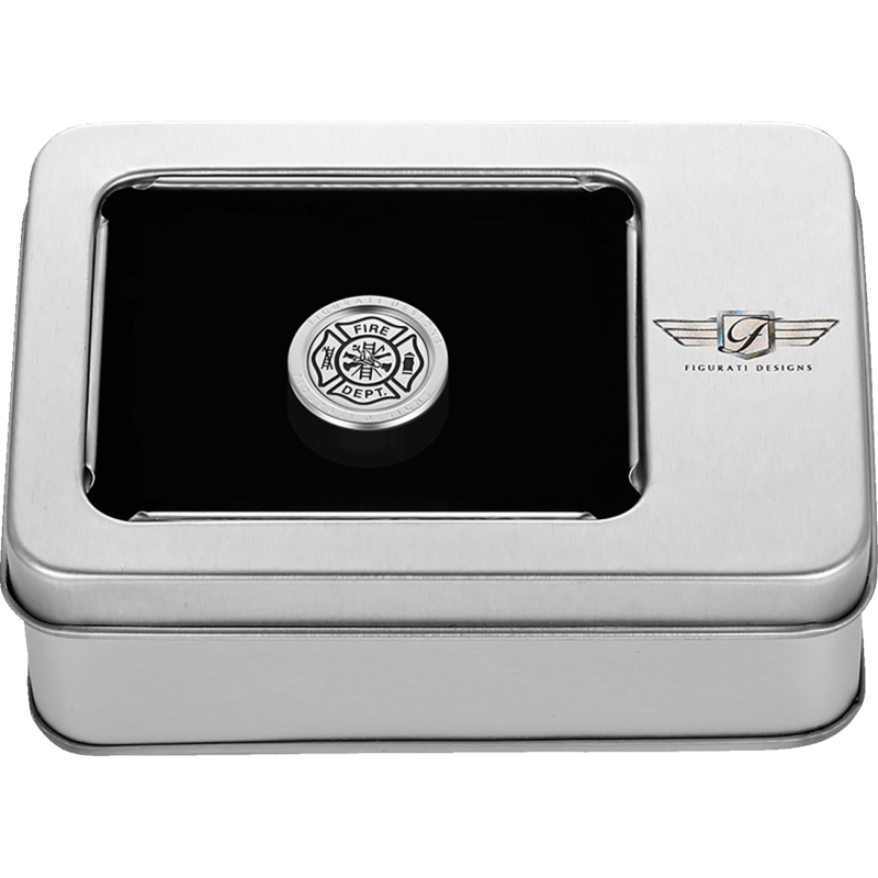 FIGURATI DESIGNS HEEL - TOE SHIFTER COVER WITH MALTESE CROSS - FIRE - DRIVEN Canada's Powersports FD74 - HTSC - SS