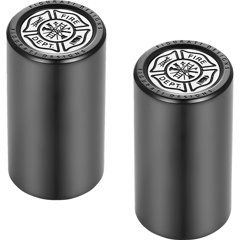 FIGURATI DESIGNS ND MAG DOCKING COVERS WITH MALTESE CROSS - 25.2X46.5MM - DRIVEN Canada's Powersports FD74 - DC - 25.2/46.5 - BLK