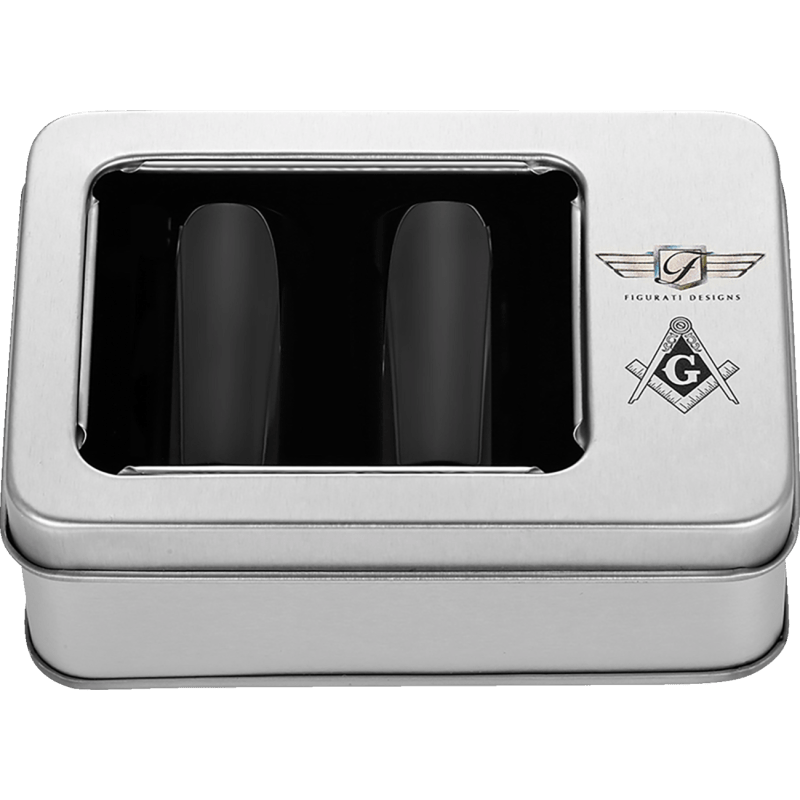 FIGURATI DESIGNS ND MAG DOCKING COVERS WITH MASONIC - 25.2X46.5MM - DRIVEN Canada's Powersports FD42 - DC - 25.2/46.5 - BLK