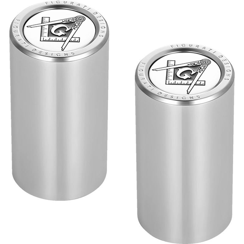 FIGURATI DESIGNS ND MAG DOCKING COVERS WITH MASONIC - 25.2X46.5MM - DRIVEN Canada's Powersports FD42 - DC - 25.2/46.5 - SS
