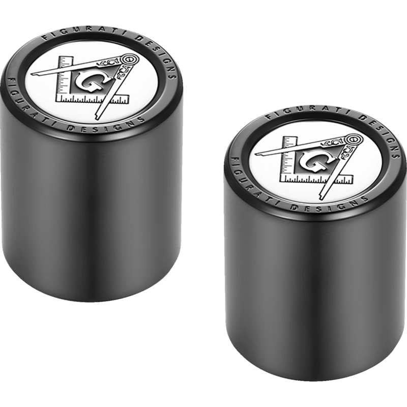 FIGURATI DESIGNS ND MAG DOCKING COVERS WITH MASONIC - 27.2X32MM - DRIVEN Canada's Powersports FD42 - DC - 27.2/32 - BLK