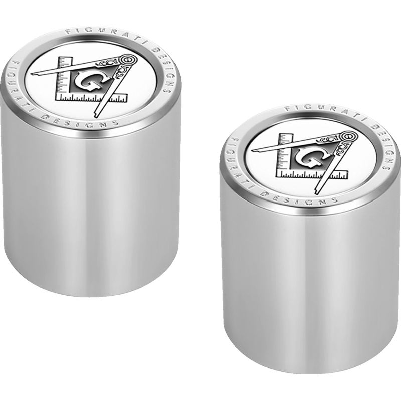 FIGURATI DESIGNS ND MAG DOCKING COVERS WITH MASONIC - 27.2X32MM - DRIVEN Canada's Powersports FD42 - DC - 27.2/32 - SS