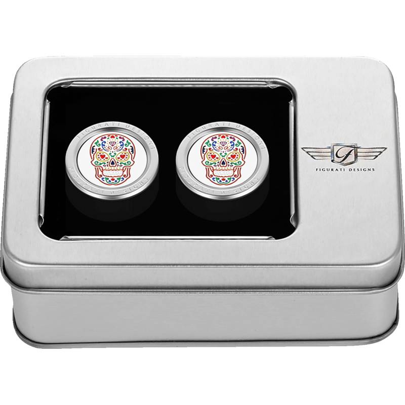 FIGURATI DESIGNS ND MAG DOCKING COVERS WITH SUGAR SKULL - 25.2X32MM - DRIVEN Canada's Powersports FD30 - DC - 25.2/32 - SS