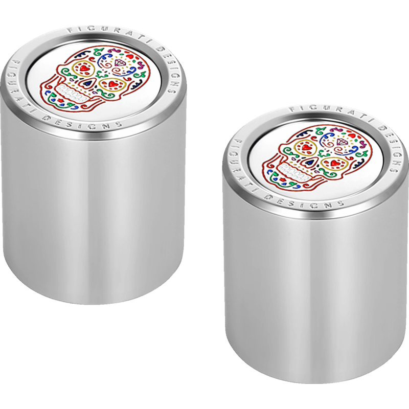 FIGURATI DESIGNS ND MAG DOCKING COVERS WITH SUGAR SKULL - 25.2X32MM - DRIVEN Canada's Powersports FD30 - DC - 25.2/32 - SS