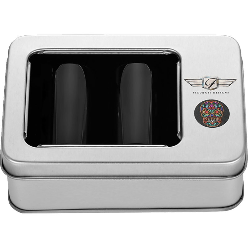FIGURATI DESIGNS ND MAG DOCKING COVERS WITH SUGAR SKULL - 25.2X46.5MM - DRIVEN Canada's Powersports FD30 - DC - 25 - 45 - BLK