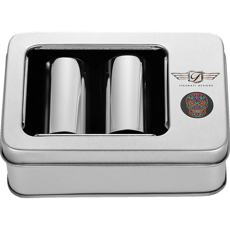 FIGURATI DESIGNS ND MAG DOCKING COVERS WITH SUGAR SKULL - 25.2X46.5MM - DRIVEN Canada's Powersports FD30 - DC - 25.2/46.5 - SS