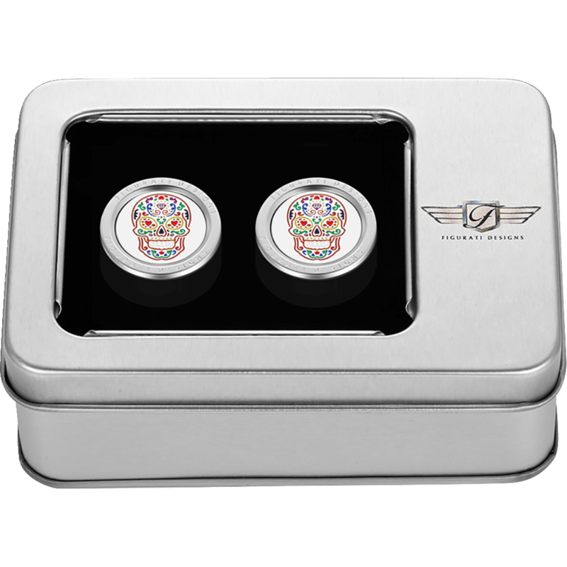 FIGURATI DESIGNS ND MAG DOCKING COVERS WITH SUGAR SKULL - 27.2X32MM - DRIVEN Canada's Powersports FD30 - DC - 27 - 30 - SS