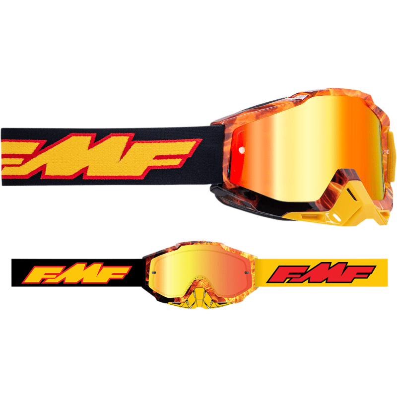 FMF POWERBOMB GOGGLE SPARK MIRROR RED LENS (F - 50037 - 00005) - DRIVEN Canada's Powersports 196261011654F - 50037 - 00005
