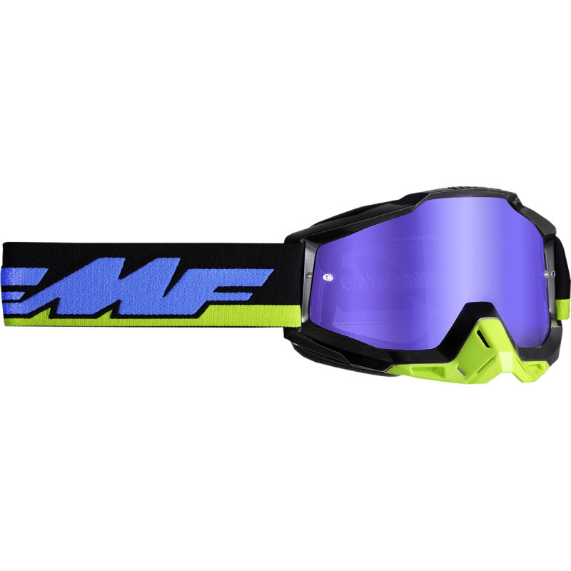 FMF POWERBOMB GOGGLE TALLADEGA MIRROR BLUE LENS (F - 50037 - 00008) - DRIVEN Canada's Powersports 196261011661F - 50037 - 00008