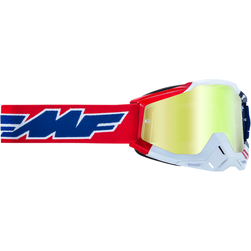FMF POWERBOMB GOGGLE US OF A TRUE GOLD LENS (F - 50037 - 00006) - DRIVEN Canada's Powersports 841269174466F - 50037 - 00006
