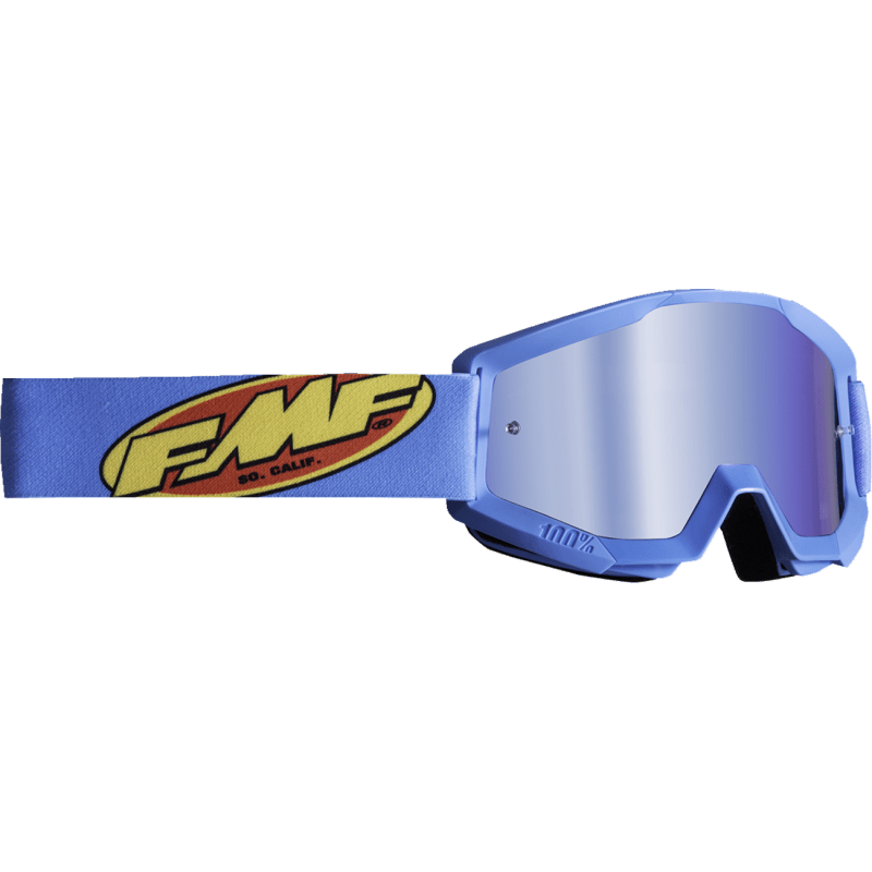 FMF POWERCORE GOGGLE CORE CYAN MIRROR BLUE LENS (F - 50051 - 00004) - DRIVEN Canada's Powersports 196261012033F - 50051 - 00004
