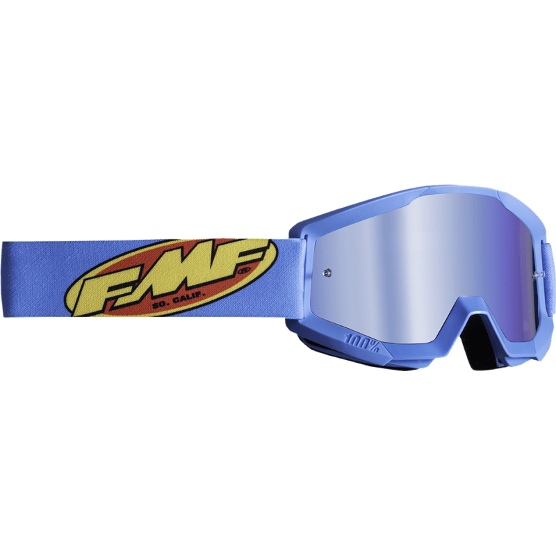 FMF POWERCORE GOGGLE CORE CYAN MIRROR BLUE LENS (F - 50051 - 00004) - DRIVEN Canada's Powersports 196261012033F - 50051 - 00004