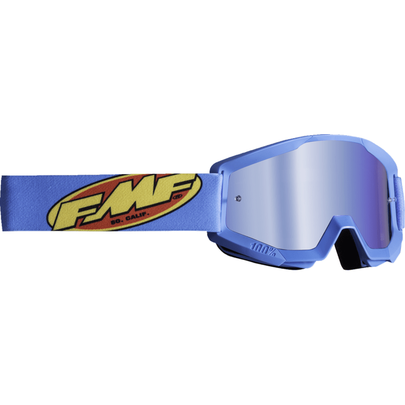 FMF POWERCORE YOUTH GOGGLE CORE CYAN MIRROR BLUE LENS (F - 50055 - 00005) - DRIVEN Canada's Powersports 196261011494F - 50055 - 00005