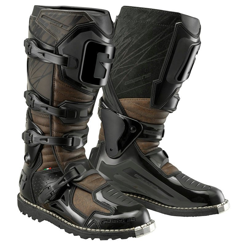GAERNE FASTBACK ENDURANCE MX BOOTS BLACK/MAROON (41) (2197 - 013 - 41) - DRIVEN Canada's Powersports 20000002374352197 - 013 - 41