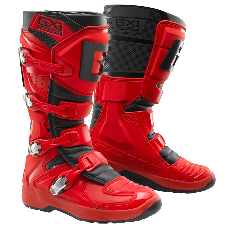 GAERNE GX - 1 EVO MX BOOTS RED/BLACK (44) (2193 - 015 - 44) - DRIVEN Canada's Powersports 20000002411112193 - 015 - 44