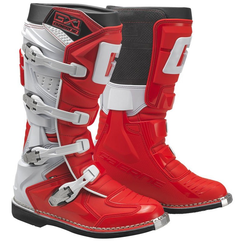 GAERNE GX - 1 MX BOOTS WHITE/RED (44.5) (2192 - 005 - 44.5) - DRIVEN Canada's Powersports 20000002138422192 - 005 - 44.5