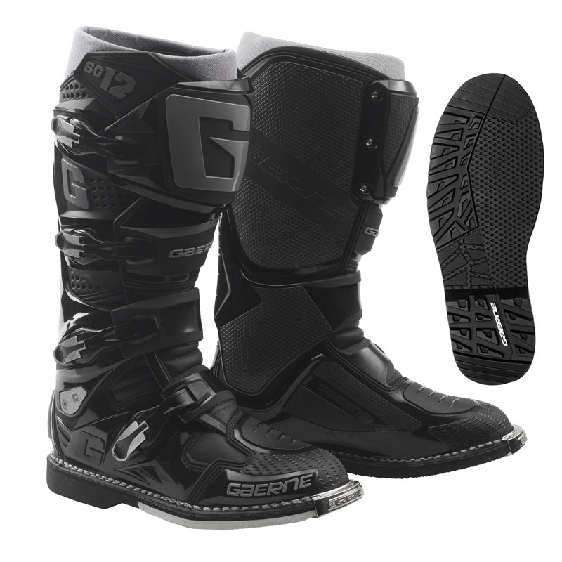 GAERNE MX SG - 12/BLACK ENDURO SOLE SIZE: 45 - DRIVEN Canada's Powersports 20000002136822177 - 071 - 42