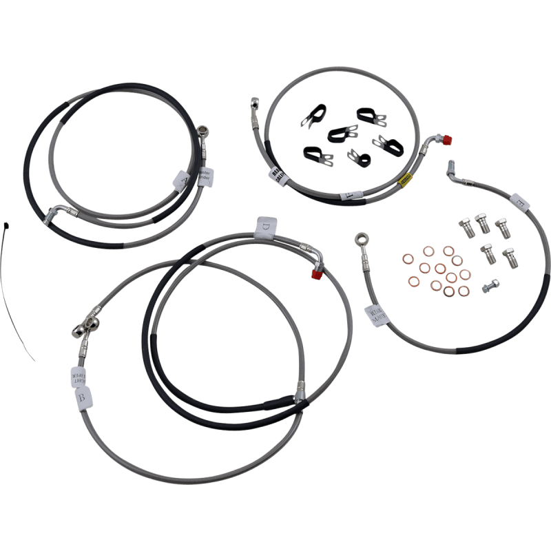 GALFER YZF - R1/R1M 15 FRONT BRAKE LINE KIT (FK003D811 - 6) - DRIVEN Canada's Powersports FK003D811 - 6