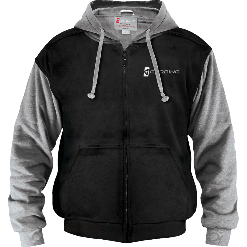 GERBING HOODIE HEAT 7V - DRIVEN Canada's Powersports 811629027534GER - HDY - 7V - UNI - BLK - S