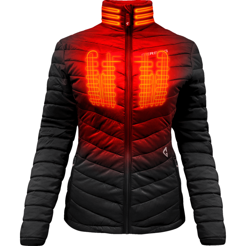 GERBING JACKET WMN HEAT 7V KHIONE 2 PUFFER - DRIVEN Canada's Powersports 811629028371GER - KPJKT - 7V - W - B - XS