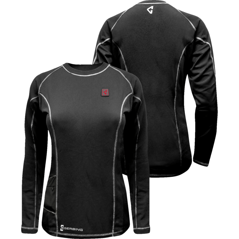 GERBING SHIRT WMN HEAT 7V BASE LAYER - DRIVEN Canada's Powersports 811629027497GER - BLS - 7V - W - BLK - S