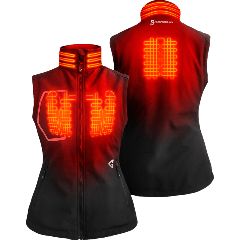 GERBING VEST WMN HEAT 7V TORRID 2 SOFTSHELL - DRIVEN Canada's Powersports 811629027985GER - TVST - 7V - W - B - XS