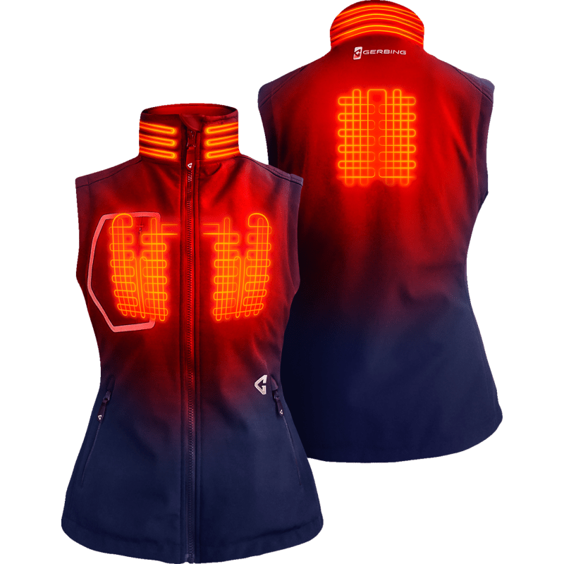 GERBING VEST WMN HEAT 7V TORRID 2 SOFTSHELL - DRIVEN Canada's Powersports 811629028074GER - TVST - 7V - W - N - XS